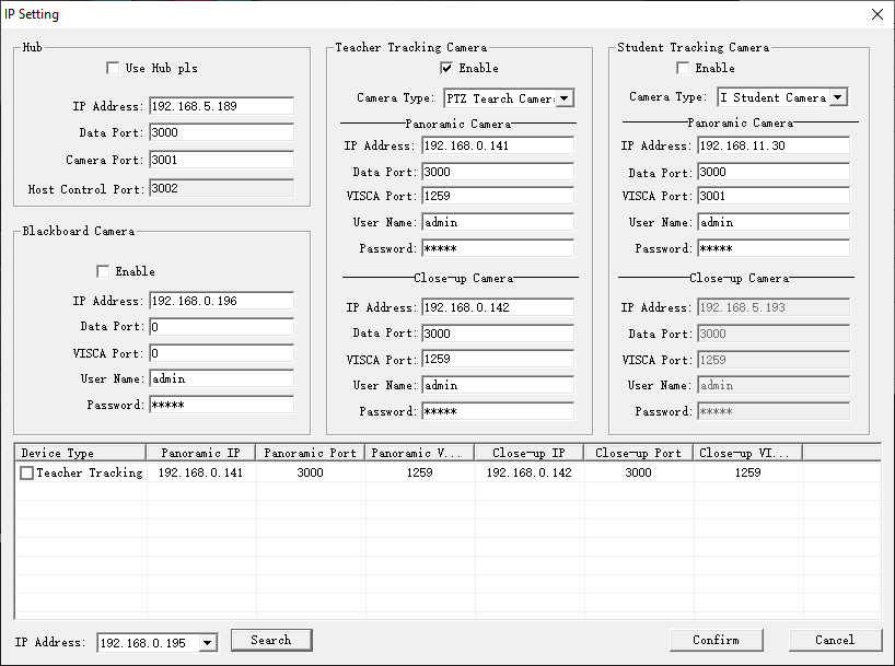 Konfiguration Setup